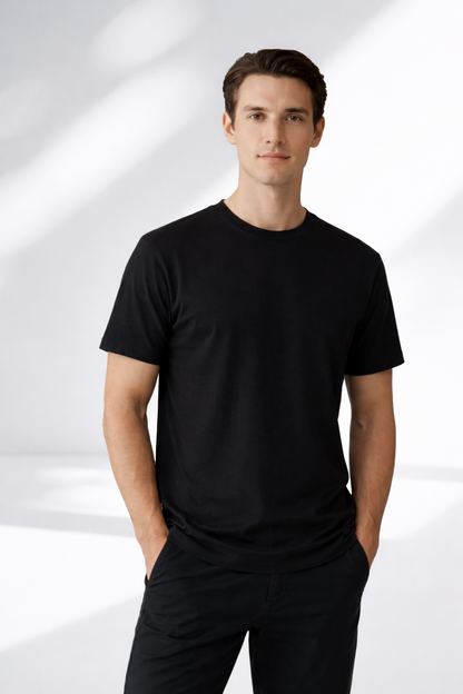 The Black Essential Tee